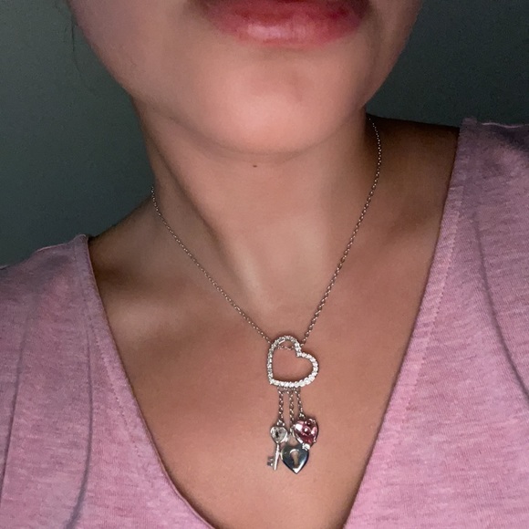 Swarovski Heart Necklace with Gems & Crystals - Picture 6 of 6